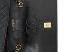 Chanel Black Quilted Lambskin Single Flap Chain Bag