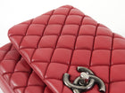 Chanel Cherry Pink Bubble Quilted Leather CC Medium Flap Bag