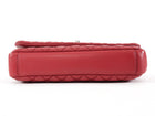 Chanel Cherry Pink Bubble Quilted Leather CC Medium Flap Bag