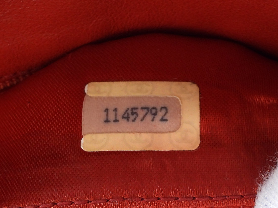 Chanel Red Vintage 1989 CC Oval Tassel Chain Mini Camera Bag