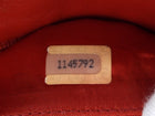 Chanel Red Vintage 1989 CC Oval Tassel Chain Mini Camera Bag