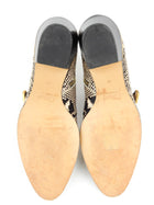 Chloe Beige Python Embossed Calfskin Leather Susan Short Ankle Boots - 40 EU