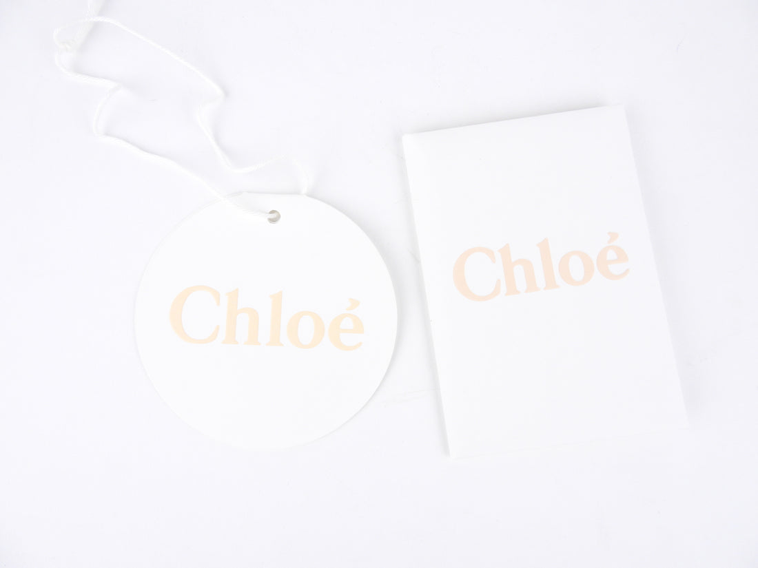 Chloe Medium Faye Day Grey Calfskin Two Way Shoulder Bag