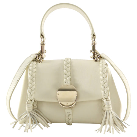 Chloe Ivory Leather Mini Penelope Two Way Shoulder Bag