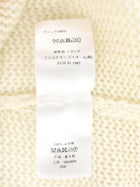 Christian Dior Cream and Black J'adior 8 Graphic Knit Cashmere V-Neck Oversized Sweater - 34 FR / 2 USA