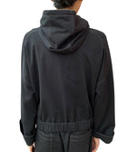 Brunello Cucinelli Black Monili Trim Hooded Jacket - M