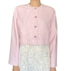 Chanel Pink 2024 Striped Jacket - FR38 / US 6