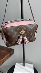 Louis Vuitton Saintonge Monogram Canvas and Pink Leather Crossbody Bag