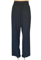 Brunello Cucinelli Black Wool Elasticized Waist Trousers - IT 34 / US 4