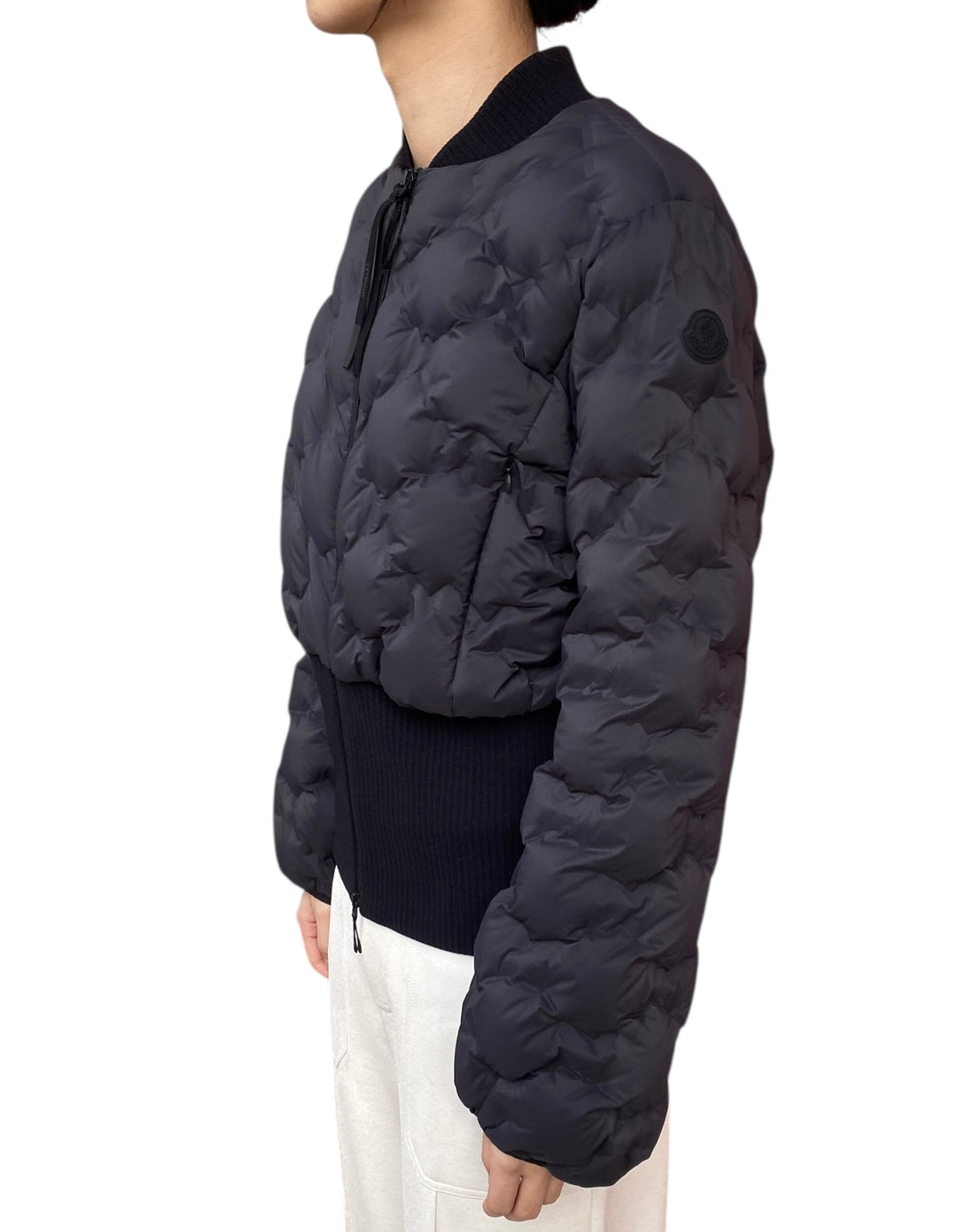 Moncler Black Antifo Bomber Jacket - 3 / M / US 6