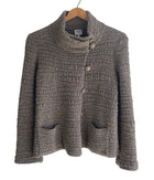 Armani Collection Wool Turtleneck Jacket