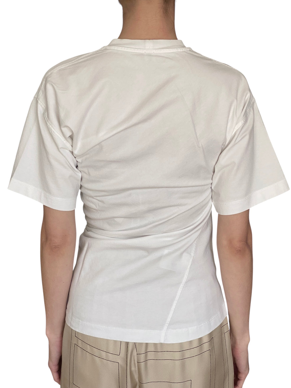 Toteme White Twisted Tee Shirt - S / US 4-6