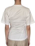 Toteme White Twisted Tee Shirt - S / US 4-6