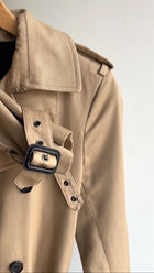 Saint Laurent Beige Classic Belted Trench Coat - 6