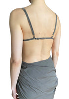Jacquemus Taupe La Robe Saudade Strappy High Cut Dress - 34 / US 0-2