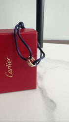 Cartier 18k Rose Gold Love Cord 1 Diamond Bracelet