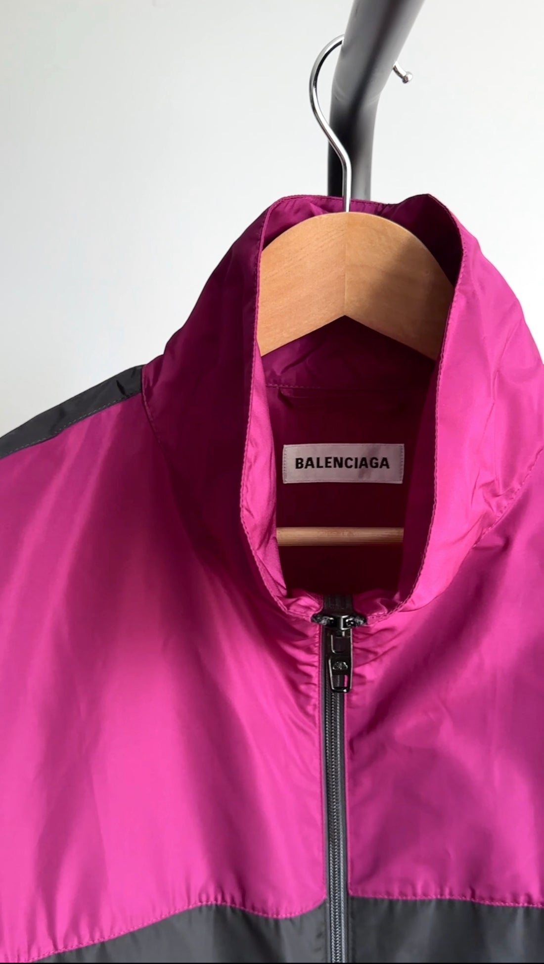 Balenciaga fashion windbreaker pink