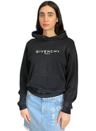 Givenchy Distressed Logo Hoodie - S / M