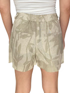 Brunello Cucinelli Beige Floral Print Linen Shorts - IT 40 / US 4