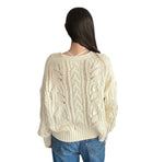 Jenni Kayne Ivory Cable Cardigan - S
