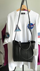 Balenciaga Unifit White Oversized Nasa Patch T Shirt