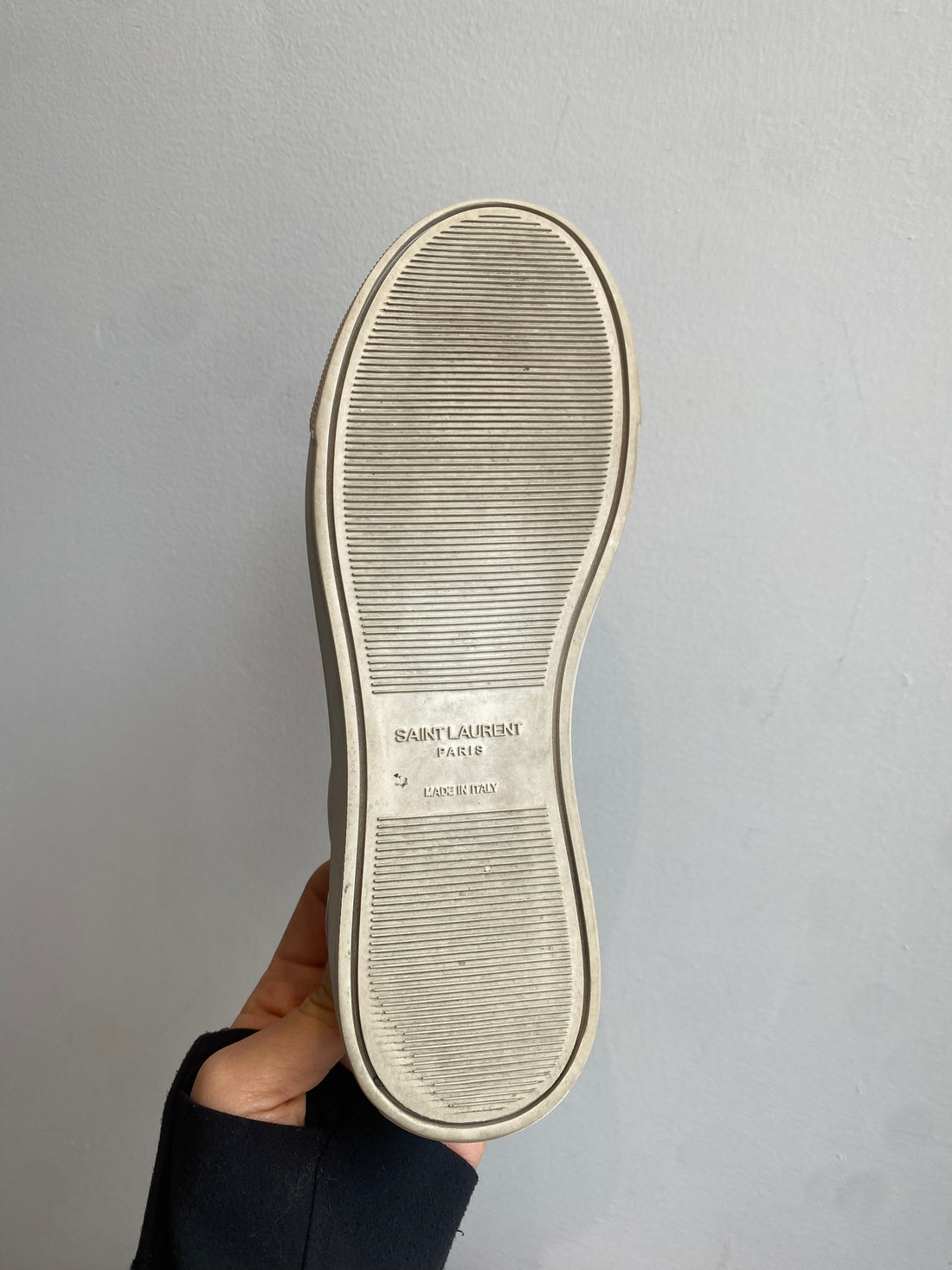 Saint Laurent Pink Sparkle Logo Sneakers - 36