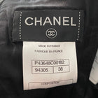 Chanel Vintage Black Lambskin Leather Bustier Top - 38 / US 2-4