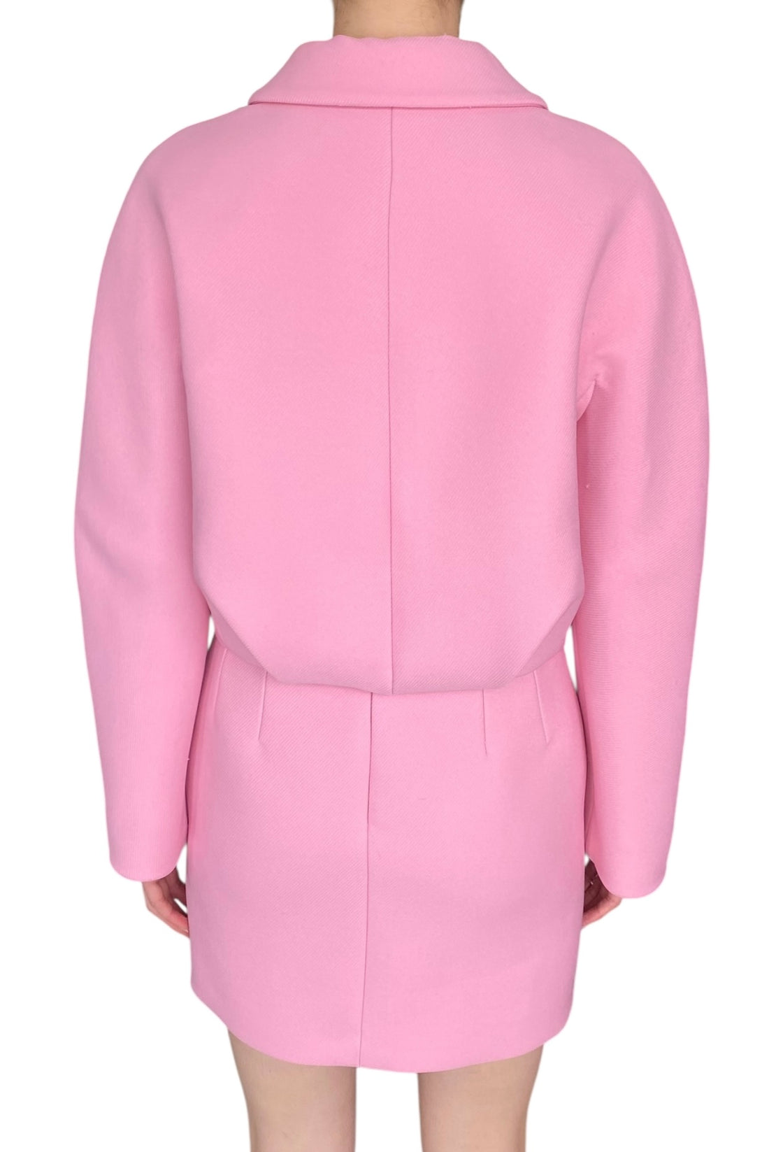 Versace Pink Calvary Twill Pencil Mini Skirt - IT 40 / US 4