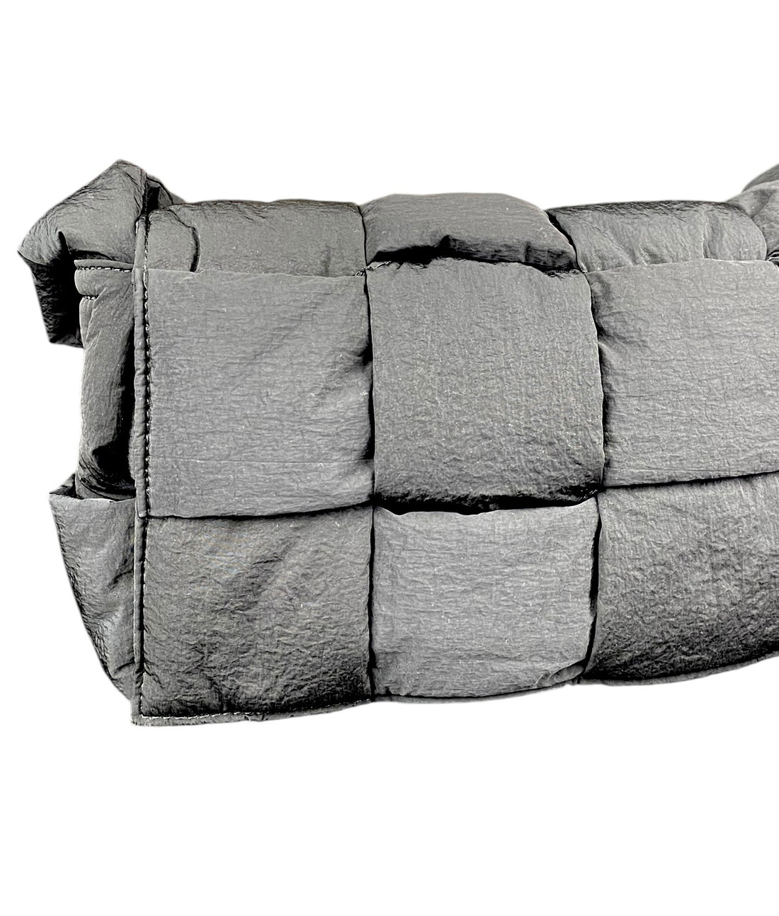 Bottega Veneta Black Padded Tech Cassette Crossbody Bag