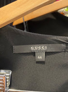 Gucci Tom Ford Black Jewel Belted Gown - IT 44 / US 8
