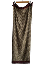 Gucci Gold Horsebit Embossed Monogram Shawl