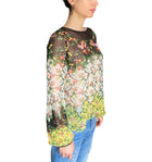 Erdem Sheer Floral Silk Top - US 8