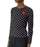 CDG Play Black Polkadot Long Sleeve Top - S