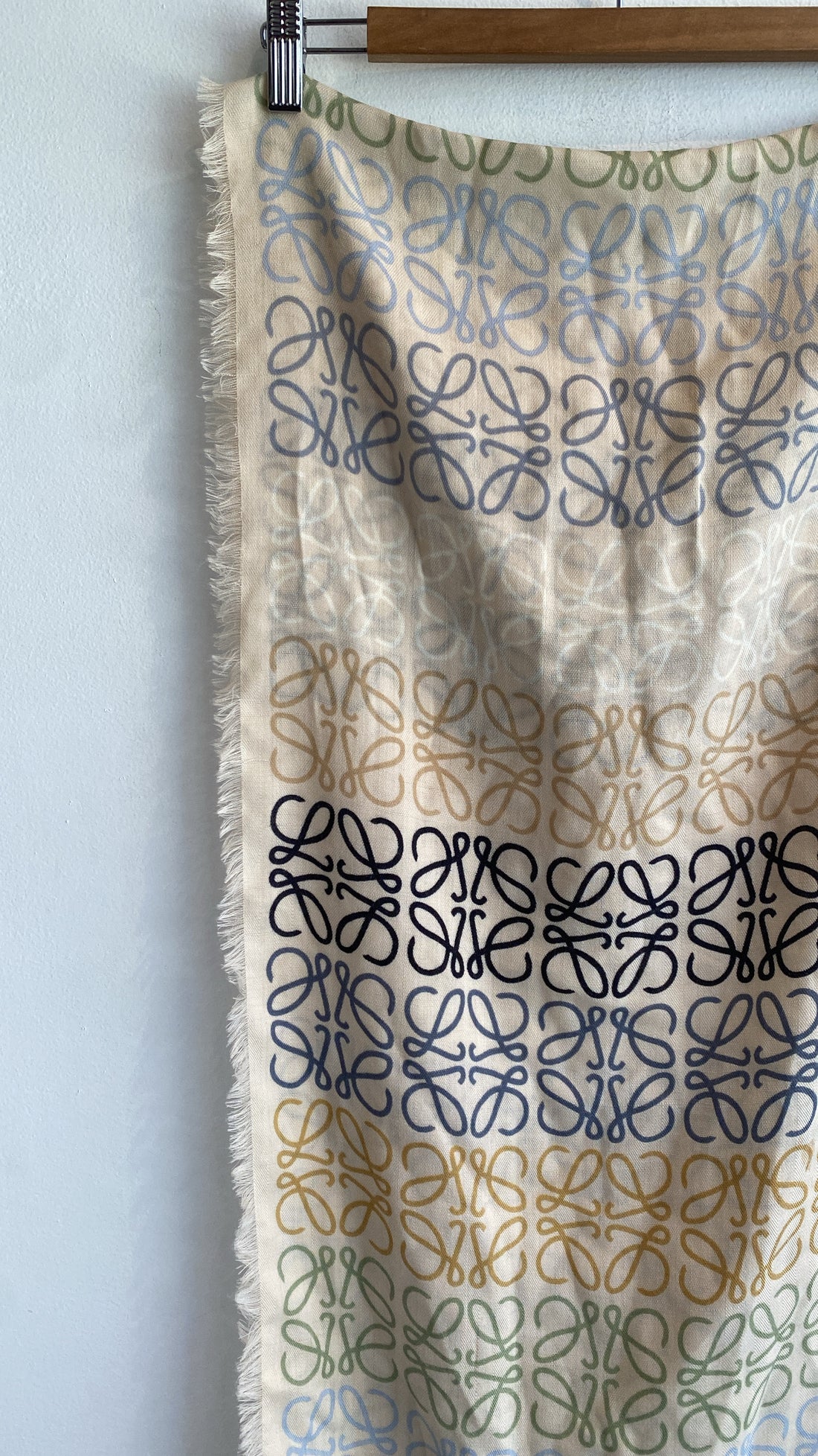 Loewe Anagram Logo Scarf