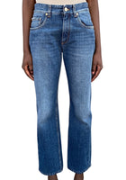 Brunello Cucinelli Blue Straight “Column Full Length” Jeans - IT 38 / US 4