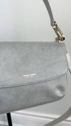 Giorgio Armani La Prima Pale Blue Denim Two-Way Bag