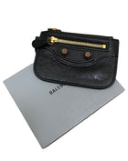 Balenciaga Le Cagole Black Lambskin Coin Purse GHW