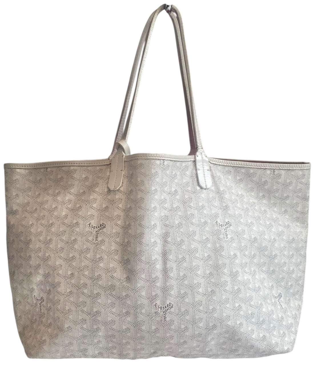 Goyard White PM St. Louis Tote