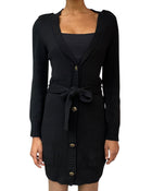 Gucci Black Cashmere Cardigan Coat - M / US 6