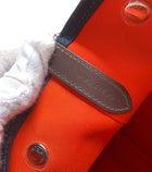 Hermes Navy Toile Sac De Pansage Grooming Bag