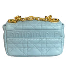 Dior Light Blue Micro Caro Crossbody Bag