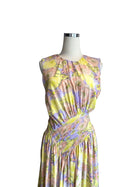 Prada Pastel Floral Silk Dress - 38