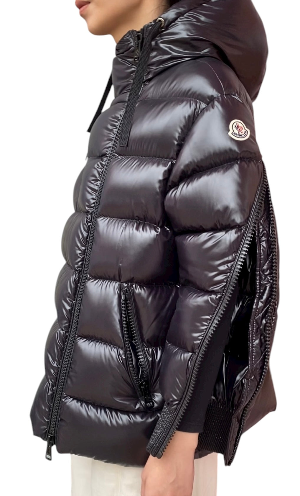 Moncler Black Liriope Puffer Jacket - 2 / M / US 6-8