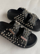 Alexander McQueen Stud Platform Sandal - 38.5