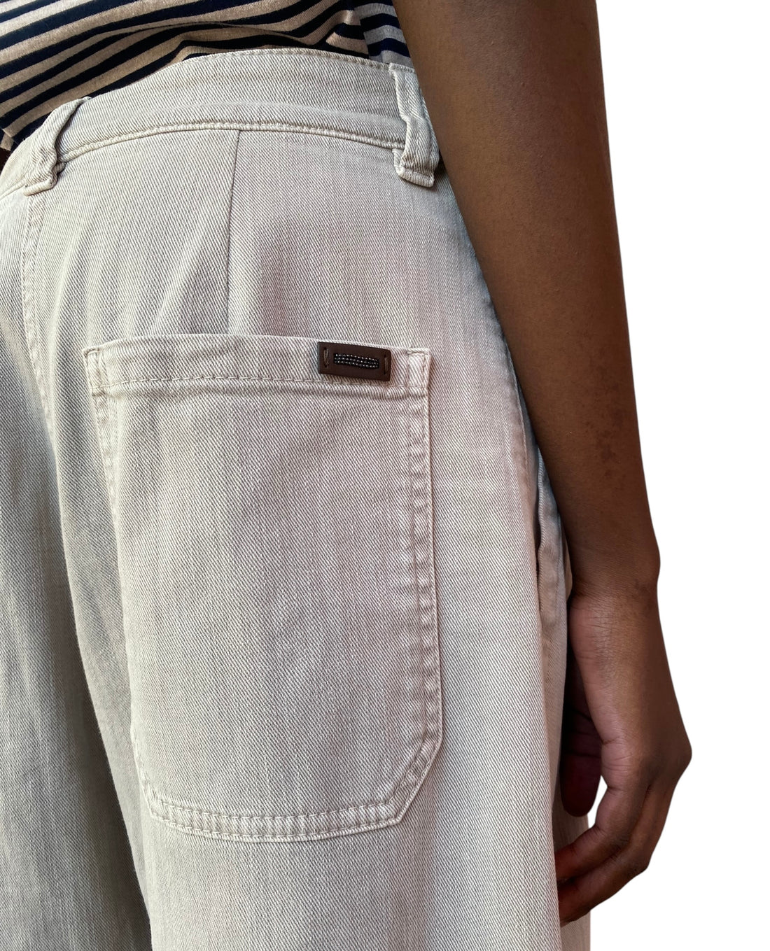 Brunello Cucinelli Ecru Cargo Pocket Denim - US 6