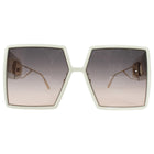 Dior Ivory Square Oversized 30 Montaigne Sunglasses