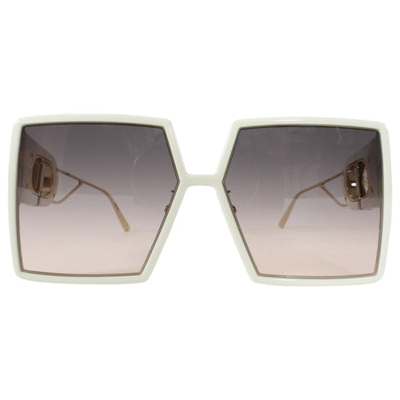 Dior Ivory Square Oversized 30 Montaigne Sunglasses