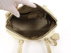 Prada Vintage Beige East West Aged Leather Barrel Bag