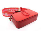 Marc Jacobs Red Snapshot Small Crossbody Web Strap Camera Bag