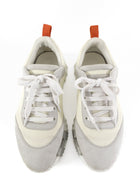Hermes Ivory & Grey Bouncing Sneaker - 37
